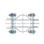 Lateral venting nozzle with pinch valve