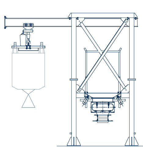 BIG-BAG Entleerstation Type 3 Kran-08