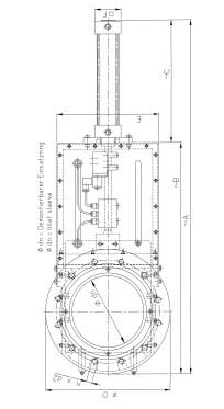 Sketch Flat slide valve ZFB